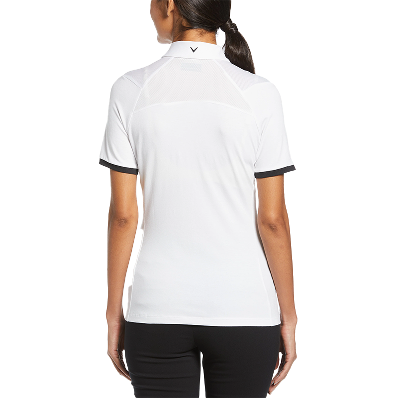 Callaway Colourblock Women's Golf Polo -  White