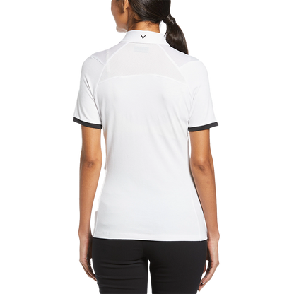 Callaway Colourblock Women's Golf Polo -  White