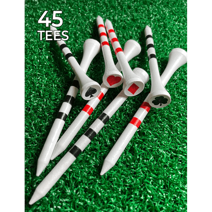 Pridesports Special Edition Wood Golf Tees- 45Ct