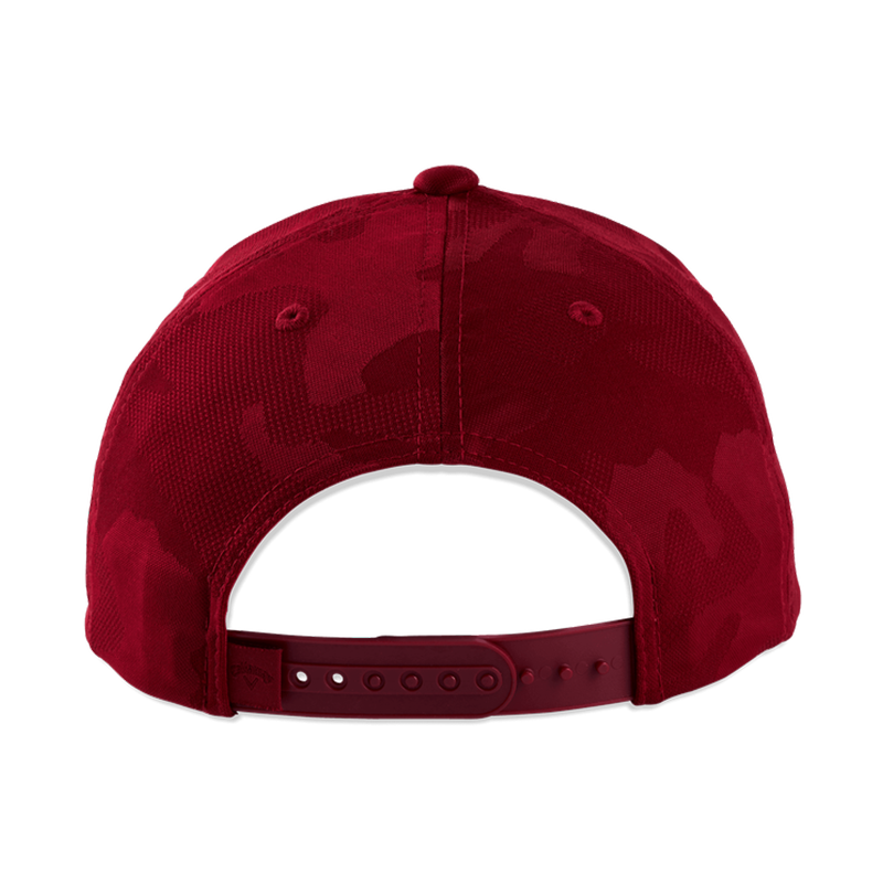 Callaway Camo Snapback Adjustable Cap - Red