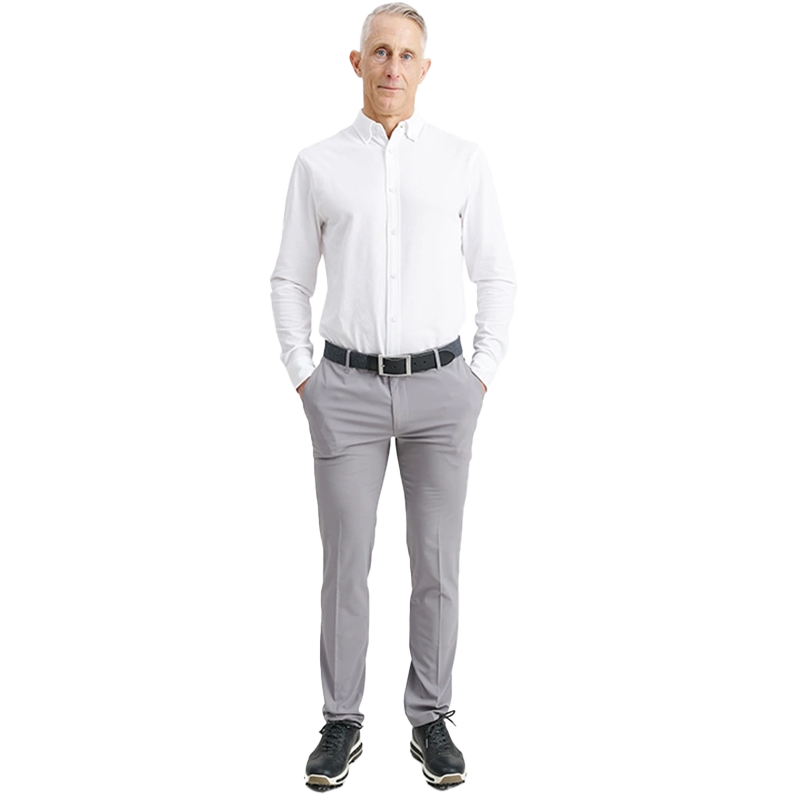 Men Cleek Flex Trouser Grey