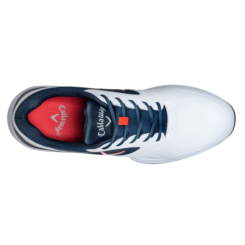 Callaway Golf CHEV LS Golf Shoes M596 - White/Navy/Red