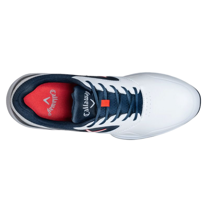 Callaway Golf CHEV LS Golf Shoes M596 - White/Navy/Red