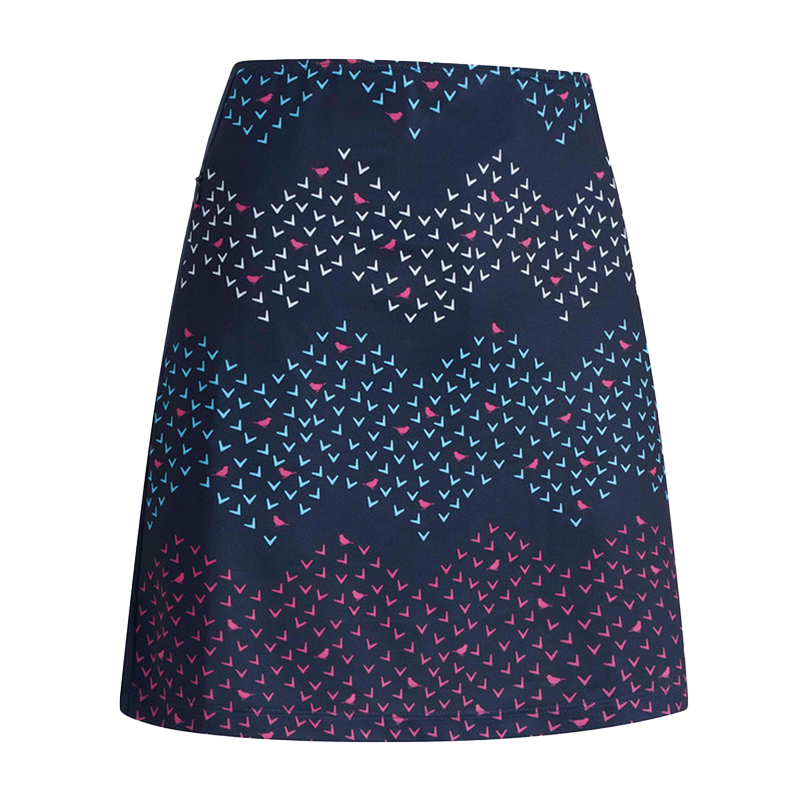 All Over Chev Birdie Printed Skort