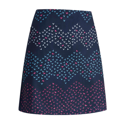 All Over Chev Birdie Printed Skort