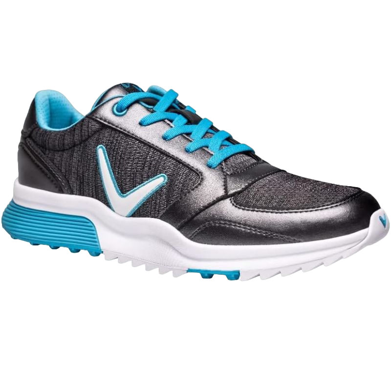 Callaway Women Aurore Golf Shoe - Charcoal/Blue Heather