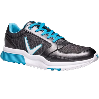 Callaway Women Aurore Golf Shoe - Charcoal/Blue Heather