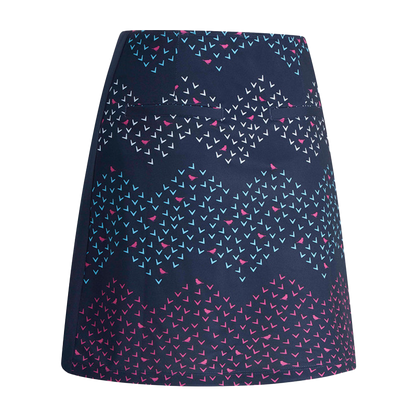 All Over Chev Birdie Printed Skort