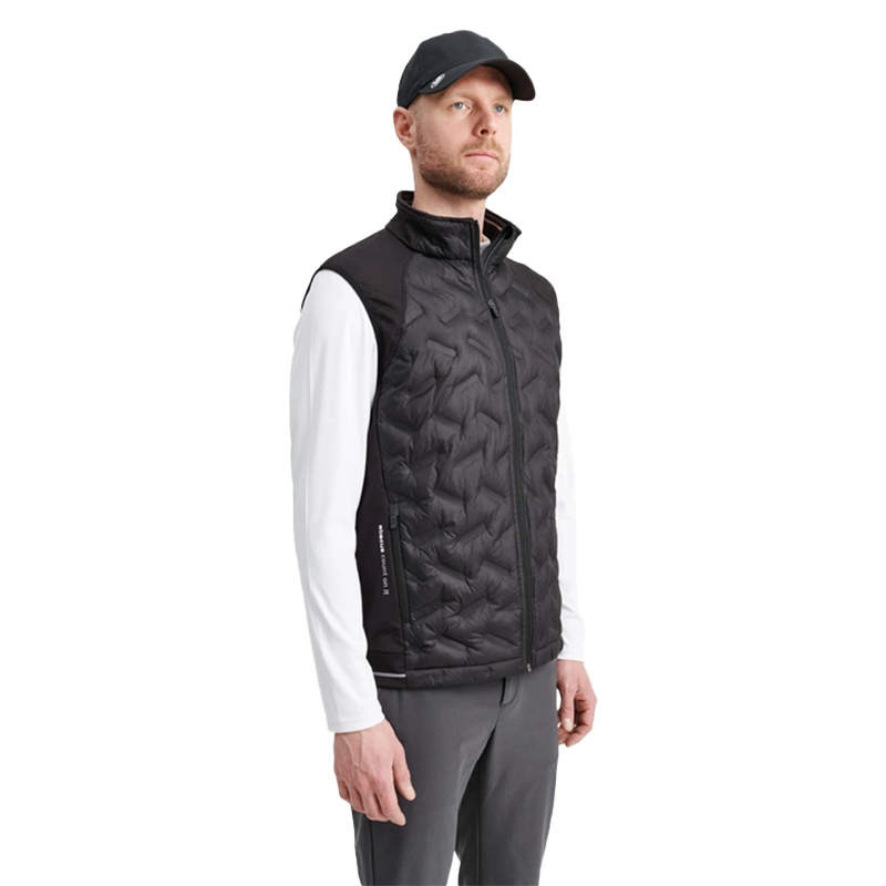 Mens Grove Hybrid Vest Black