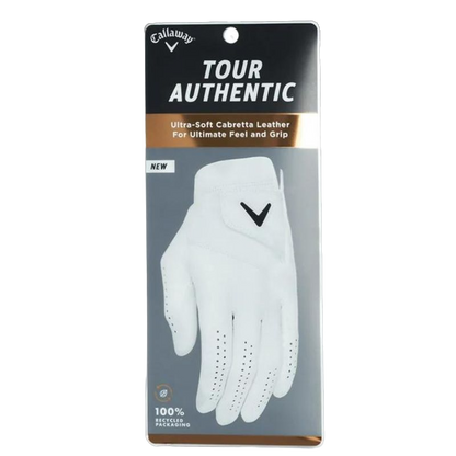 Callaway Tour Authentic Right Golf Glove - White