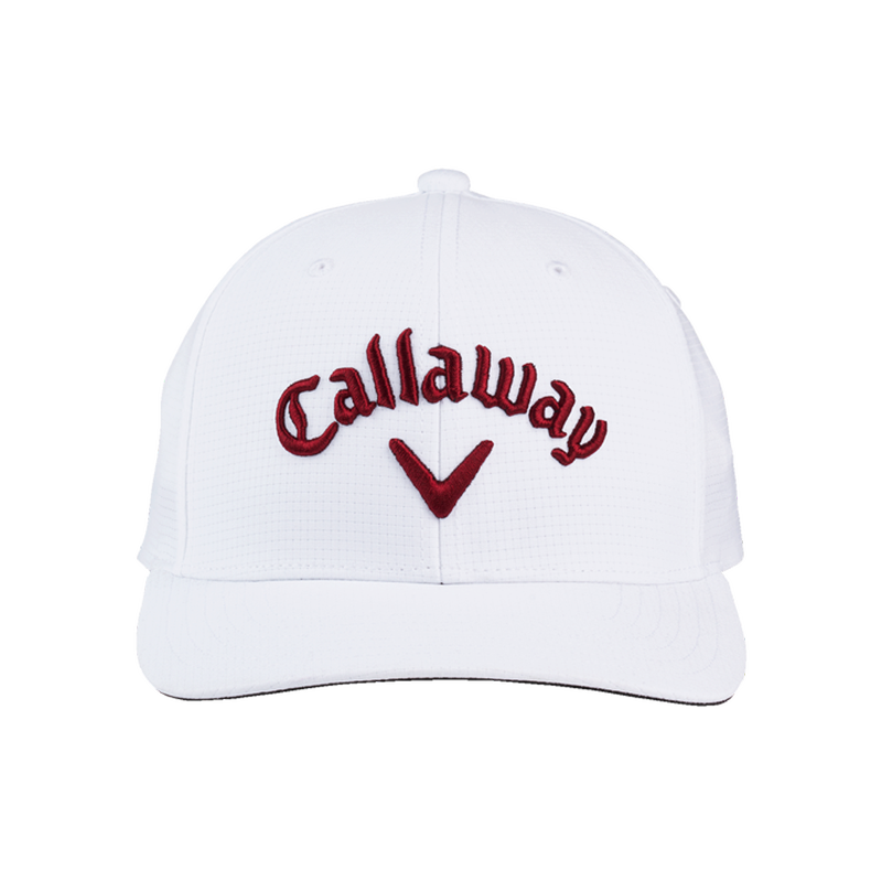 Performance Pro Cap - White/Cardinal