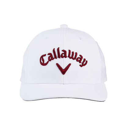 Performance Pro Cap - White/Cardinal