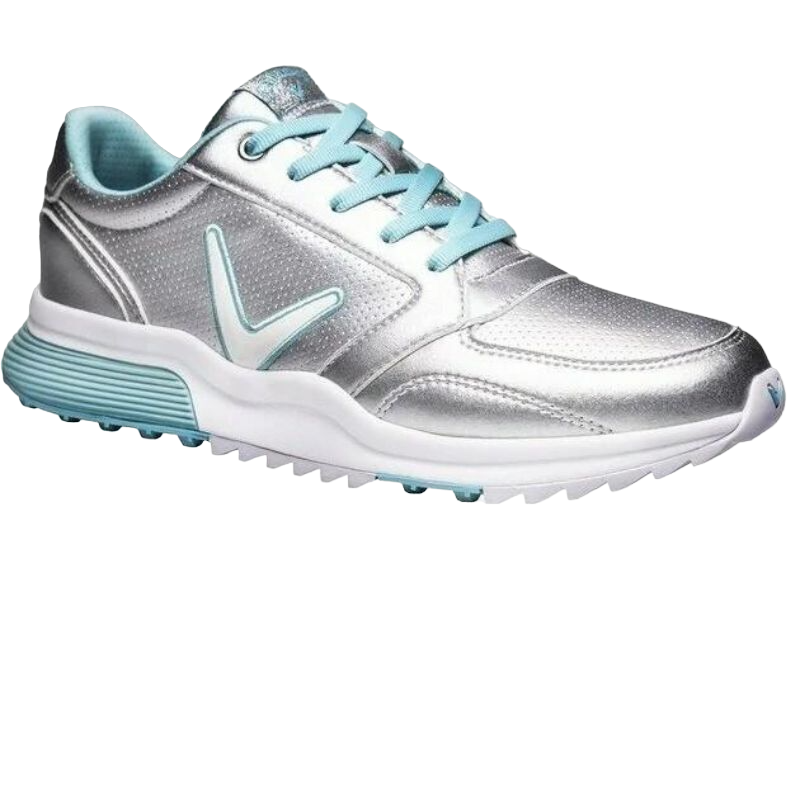 Callaway Women Aurore Golf Shoe - Silver/Blue