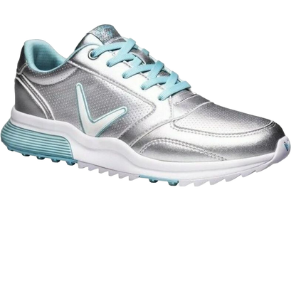 Callaway Women Aurore Golf Shoe - Silver/Blue