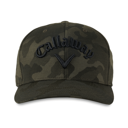 Callaway Camo Snapback Adjustable Cap - Green