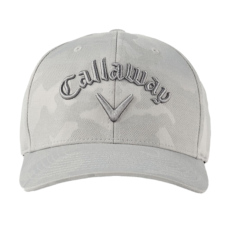 Callaway Camo Snapback Adjustable Cap - Grey