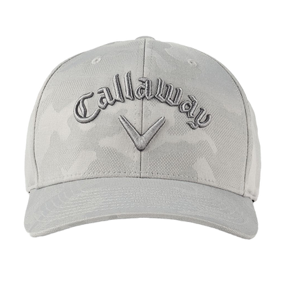 Callaway Camo Snapback Adjustable Cap - Grey