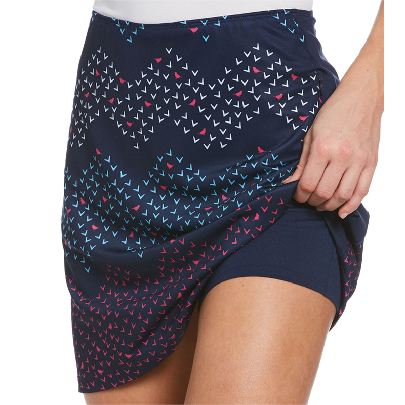 All Over Chev Birdie Printed Skort