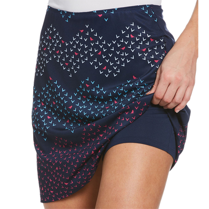 All Over Chev Birdie Printed Skort