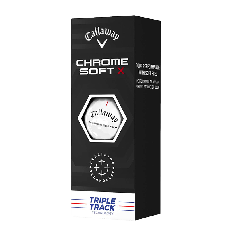 Callaway Chrome Soft X Golf Balls-White