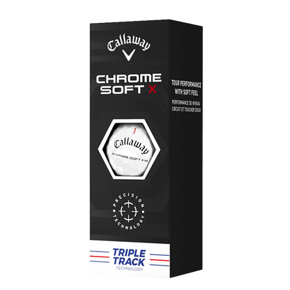 Callaway Chrome Soft X Golf Balls-White