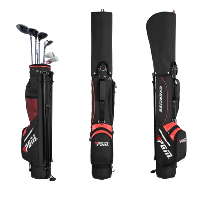 PGM Pro Master Club Stand Bag - Black/Red